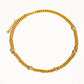 Cecilia 18K Gold Cubic Zirconia Chain Necklace