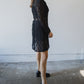 Vintage Sheer Lace Dress - Size Medium