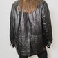 Vintage Leather Coat - Size Small