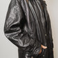 Vintage Leather Coat - Size Small