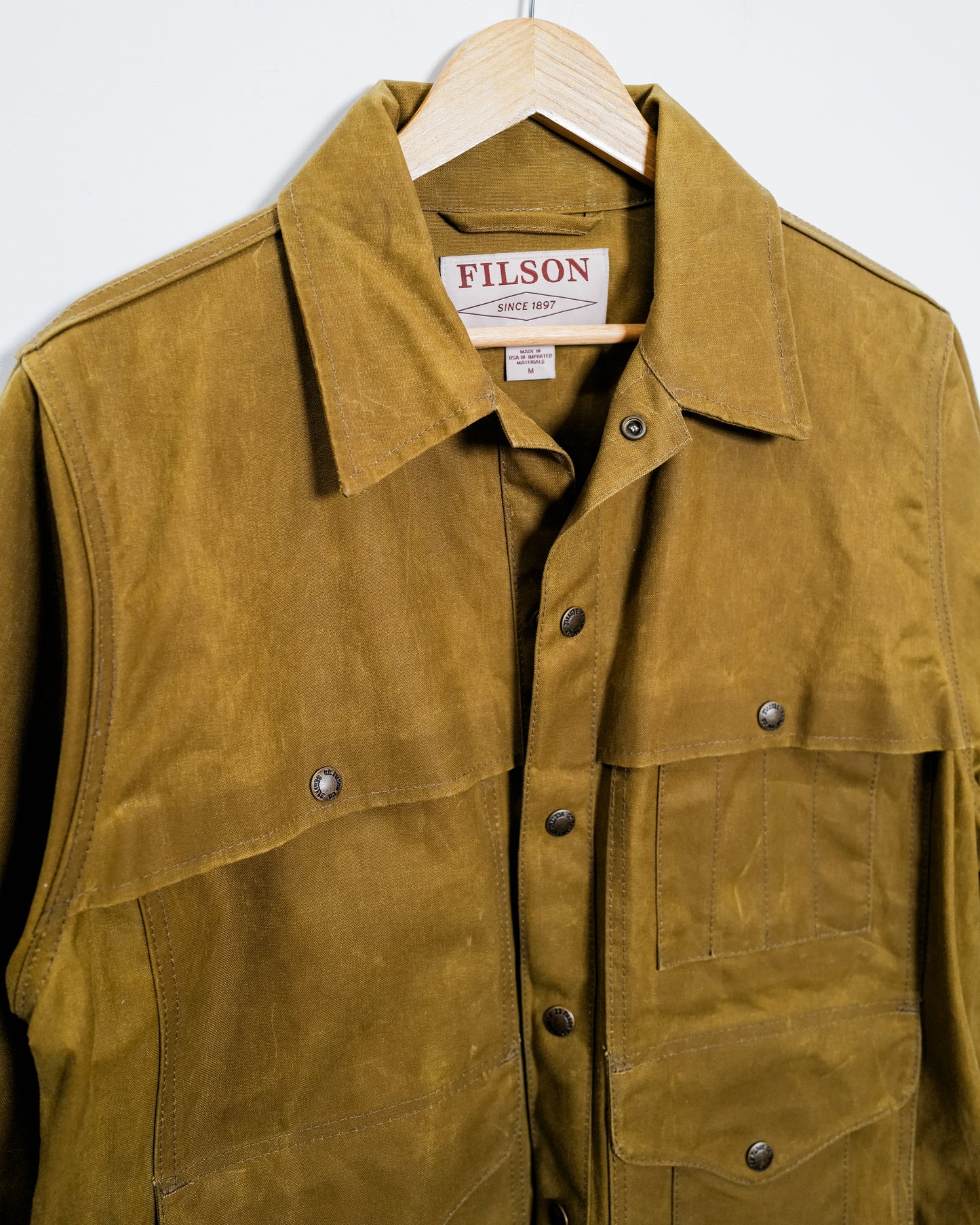 Filson Tin Cloth Cruiser Jacket - Size Medium