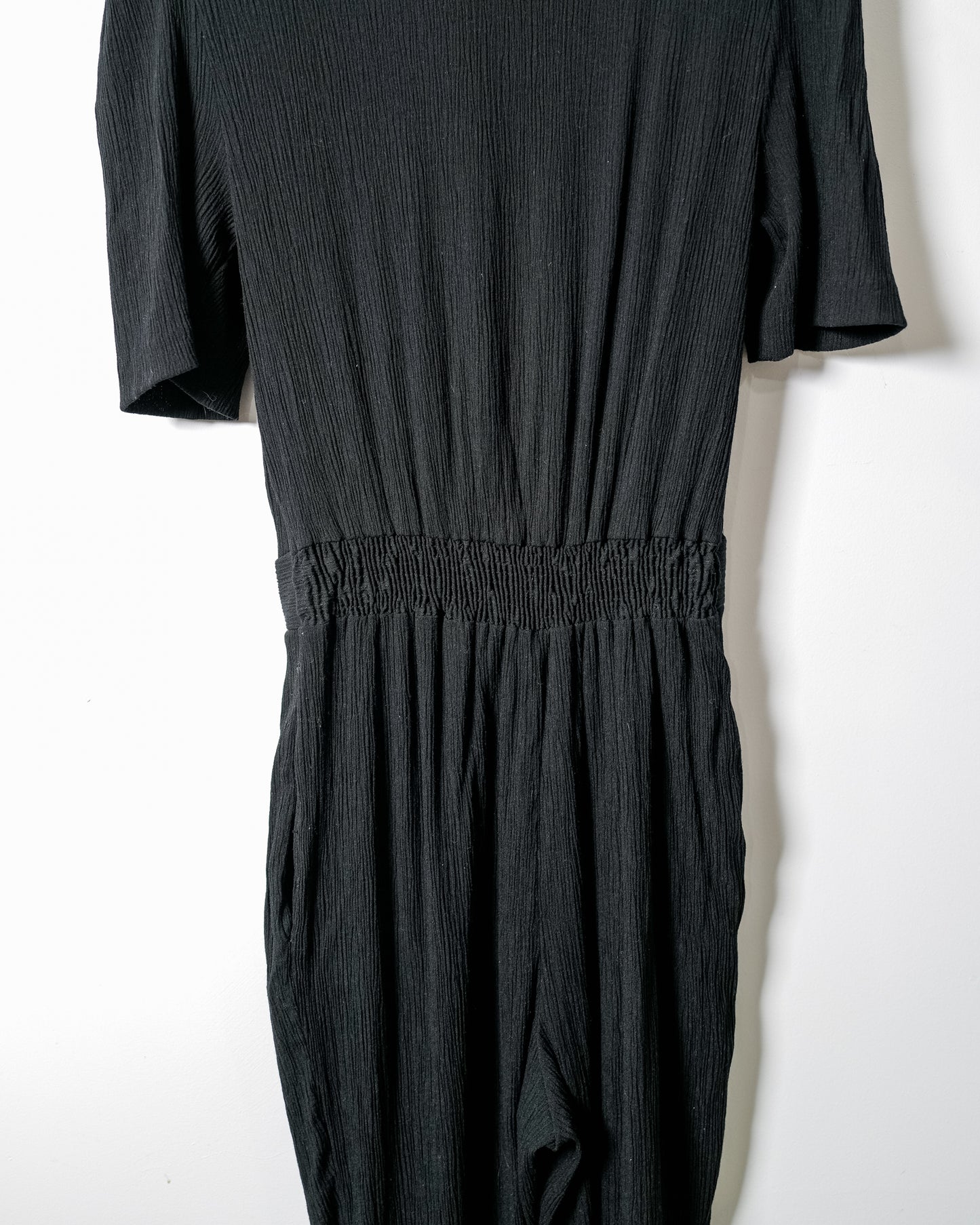 Vintage Black Jumpsuit - Size M