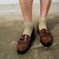 Vintage Leather Loafers - Size 8.5