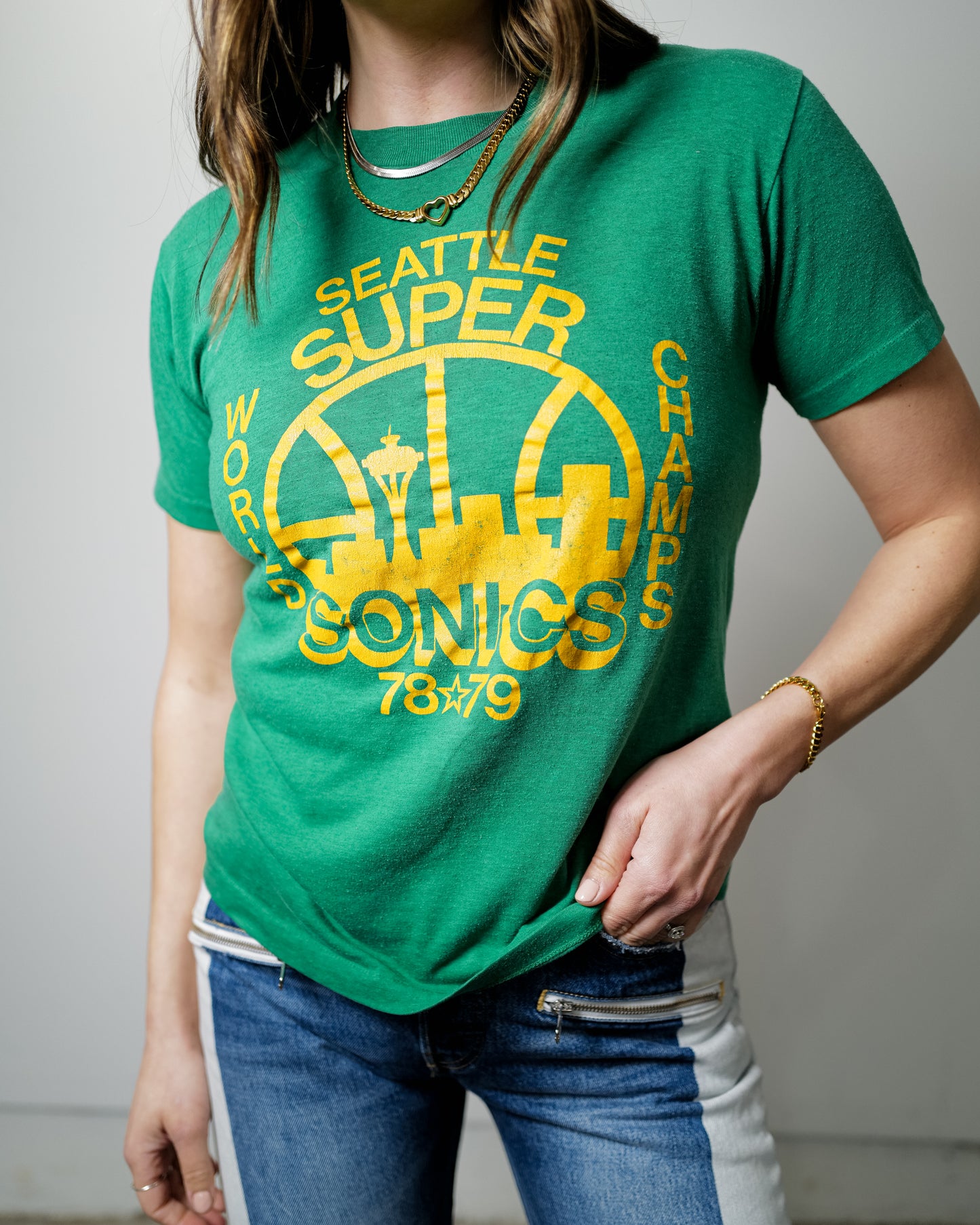 Vintage Seattle Sonics Shirt - Size Small
