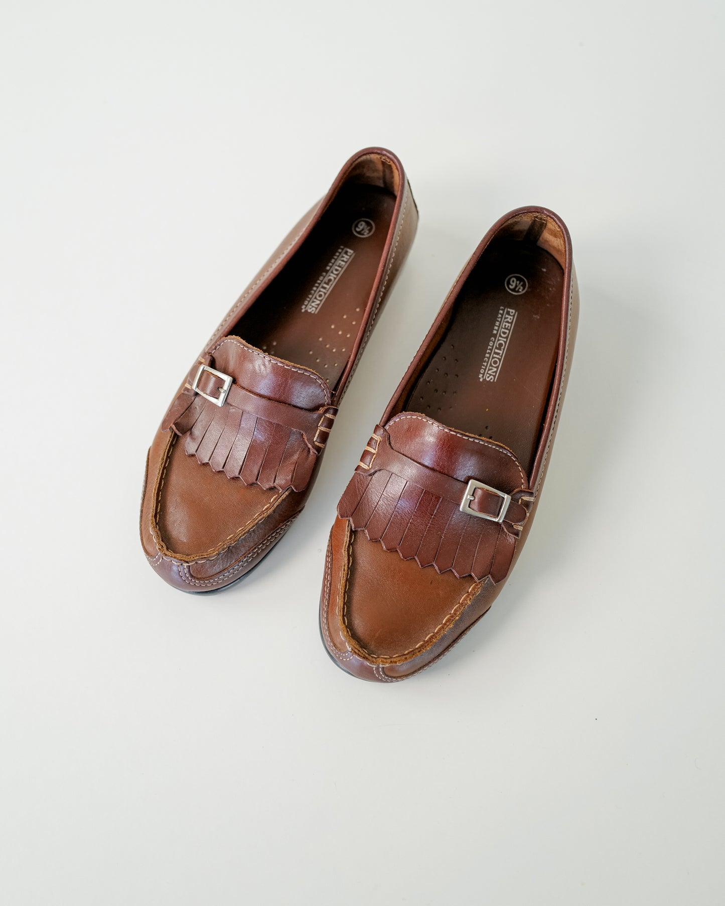 Vintage Leather Loafers - Size 8.5