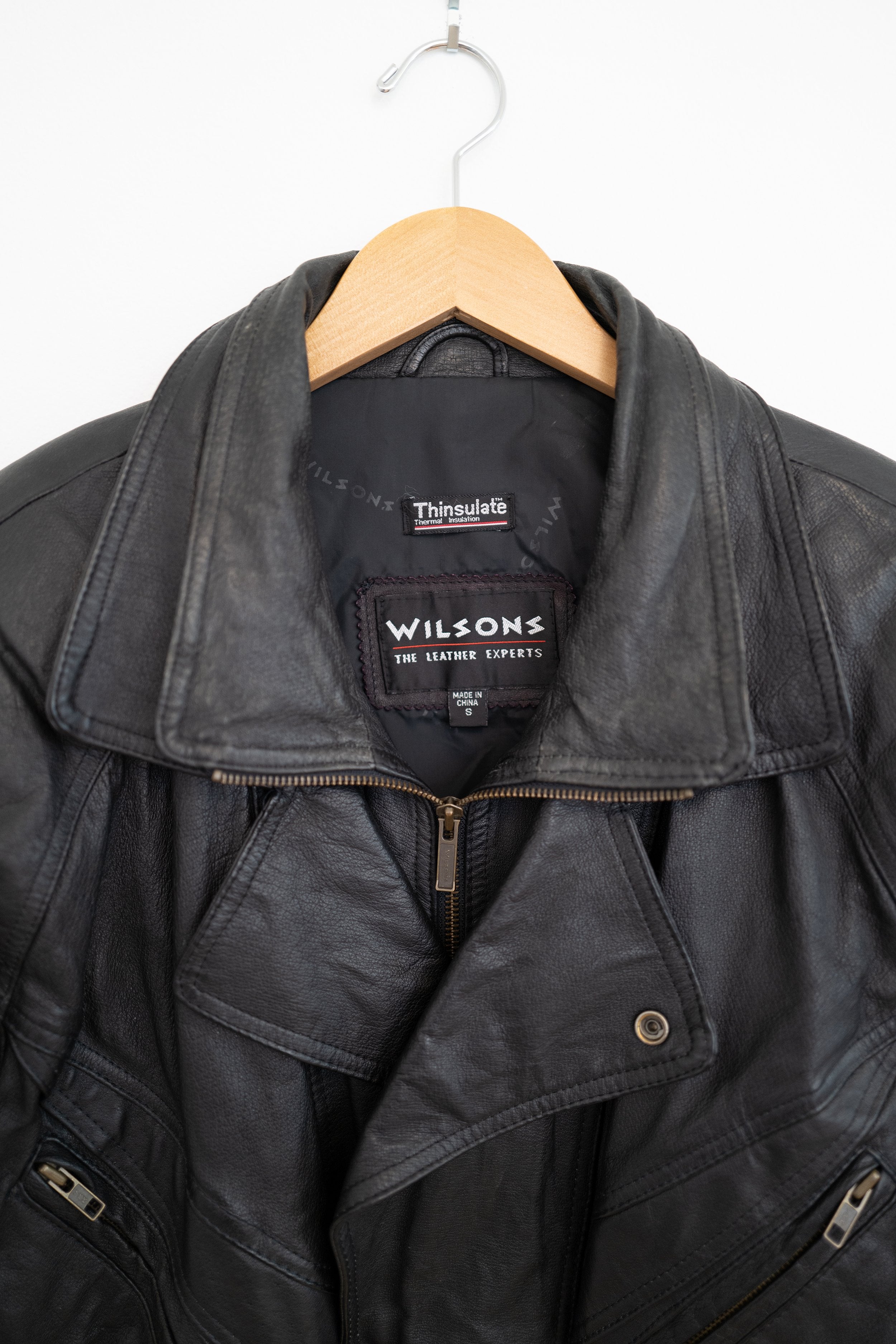 Vintage Wilsons Leather Jacket - Size Small